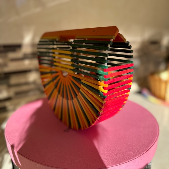 Handcrafted Bamboo Beach Tote -
Eco-Friendly & Stylish - Picture 2 of 12